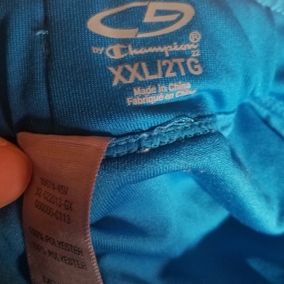 Bright Blue Champion Running Shorts - Picture 3 of 6